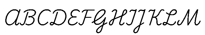 Playwrite CC BE VLG Light Font UPPERCASE