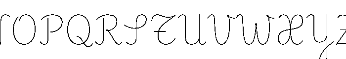 Playwrite CC BE WAL Thin Font UPPERCASE