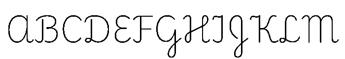 Playwrite CC CL ExtraLight Font UPPERCASE