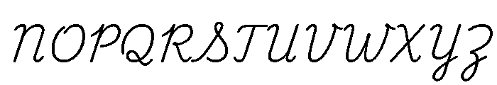 Playwrite CC CO Light Font UPPERCASE