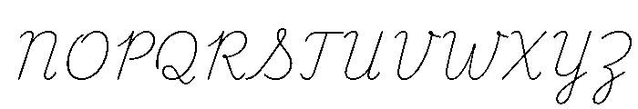 Playwrite CC CO Thin Font UPPERCASE