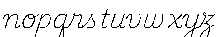Playwrite CC CO Thin Font LOWERCASE