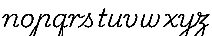 Playwrite CC CU Light Font LOWERCASE