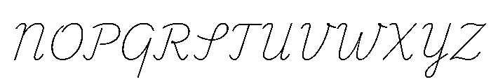 Playwrite CC CZ Thin Font UPPERCASE