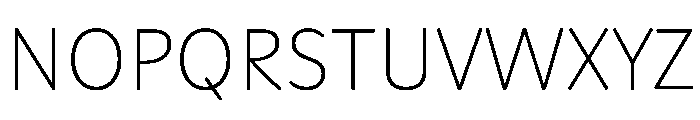 Playwrite CC DE Grund ExtraLight Font UPPERCASE