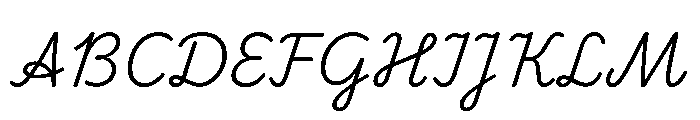 Playwrite CC DE LA Light Font UPPERCASE