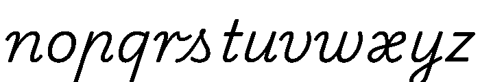 Playwrite CC DE LA Light Font LOWERCASE