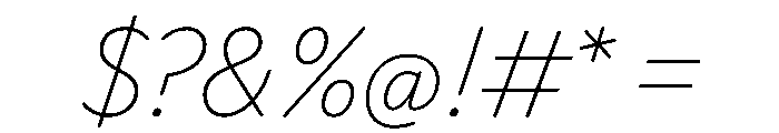 Playwrite CC DE LA Thin Font OTHER CHARS