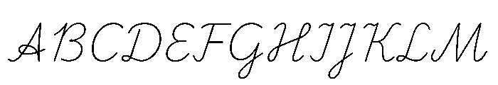 Playwrite CC DE LA Thin Font UPPERCASE