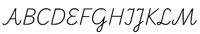 Playwrite CC DE SAS ExtraLight Font UPPERCASE