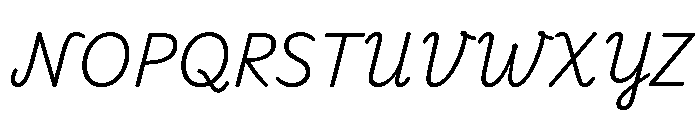 Playwrite CC DE SAS Light Font UPPERCASE