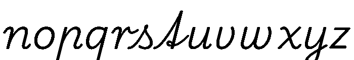Playwrite CC DE SAS Light Font LOWERCASE