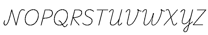 Playwrite CC DE SAS Thin Font UPPERCASE