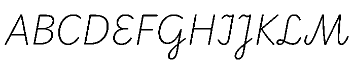 Playwrite CC DE VA ExtraLight Font UPPERCASE