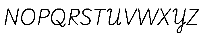 Playwrite CC DE VA Light Font UPPERCASE