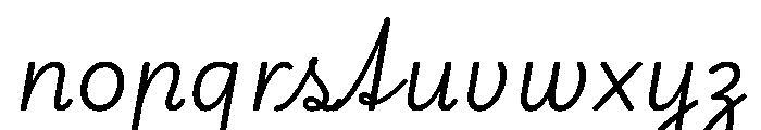 Playwrite CC DE VA Light Font LOWERCASE