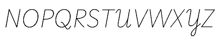 Playwrite CC DE VA Thin Font UPPERCASE