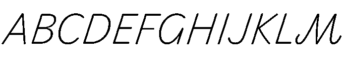 Playwrite CC DK Loopet ExtraLight Font UPPERCASE