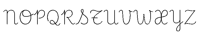 Playwrite CC ES Deco Thin Font UPPERCASE
