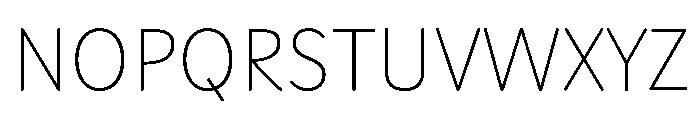 Playwrite CC FR Moderne ExtraLight Font UPPERCASE