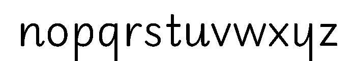 Playwrite CC FR Moderne Light Font LOWERCASE