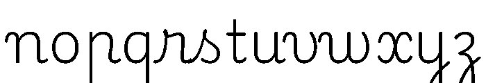 Playwrite CC FR Trad ExtraLight Font LOWERCASE