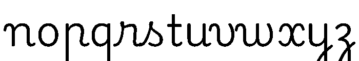 Playwrite CC FR Trad Light Font LOWERCASE