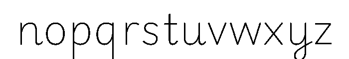 Playwrite CC GB J Thin Font LOWERCASE