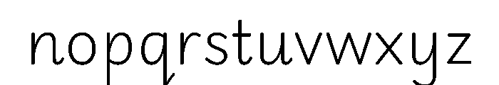 Playwrite CC GB S ExtraLight Font LOWERCASE