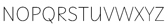 Playwrite CC GB S Thin Font UPPERCASE