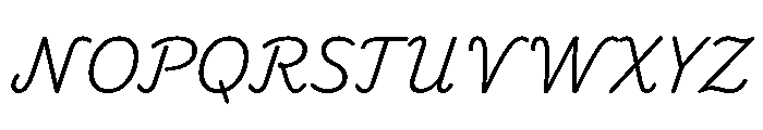 Playwrite CC HR Light Font UPPERCASE
