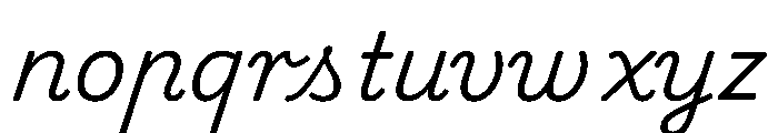 Playwrite CC HR Light Font LOWERCASE
