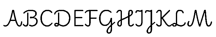 Playwrite CC HR Lijeva Light Font UPPERCASE