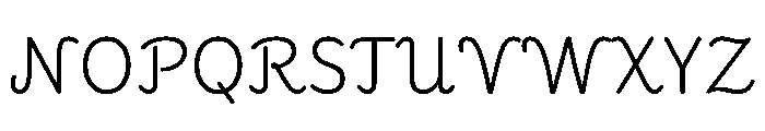 Playwrite CC HR Lijeva Light Font UPPERCASE