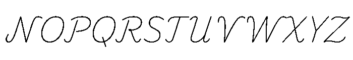 Playwrite CC HR Thin Font UPPERCASE