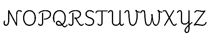 Playwrite CC HU Light Font UPPERCASE