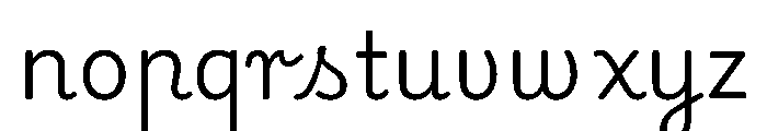 Playwrite CC HU Light Font LOWERCASE