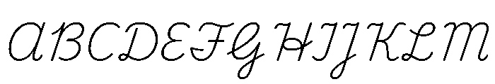 Playwrite CC IE ExtraLight Font UPPERCASE