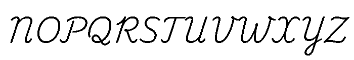 Playwrite CC IE Light Font UPPERCASE