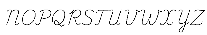 Playwrite CC IE Thin Font UPPERCASE