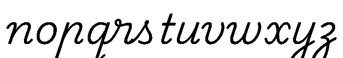 Playwrite CC IN Light Font LOWERCASE