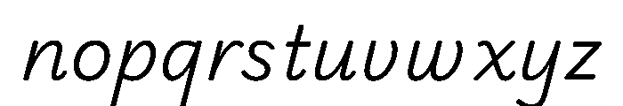 Playwrite CC IS Light Font LOWERCASE