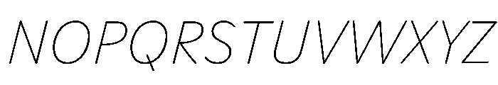 Playwrite CC IS Thin Font UPPERCASE