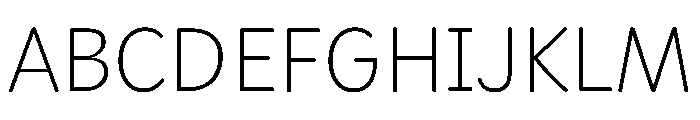 Playwrite CC IT Moderna ExtraLight Font UPPERCASE