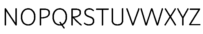 Playwrite CC IT Moderna Light Font UPPERCASE