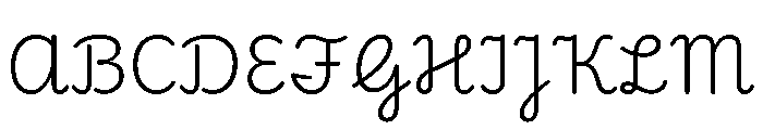 Playwrite CC IT Trad Light Font UPPERCASE