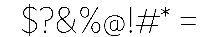 Playwrite CC IT Trad Thin Font OTHER CHARS