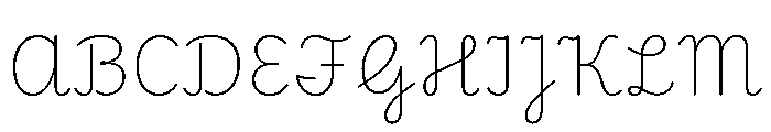 Playwrite CC IT Trad Thin Font UPPERCASE