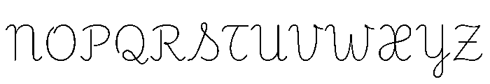 Playwrite CC IT Trad Thin Font UPPERCASE
