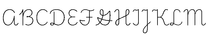Playwrite CC PE Thin Font UPPERCASE